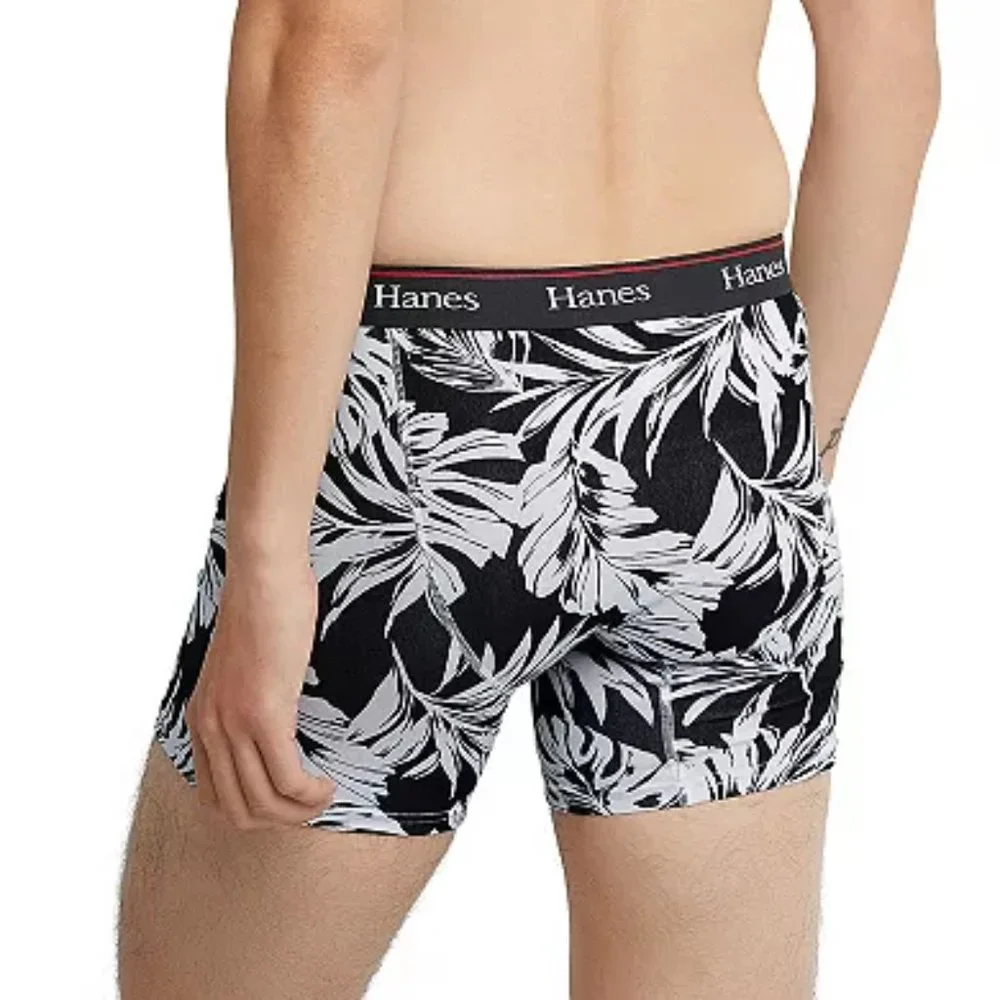 NWT 3PK Hanes Stretch Boxer Briefs LG
